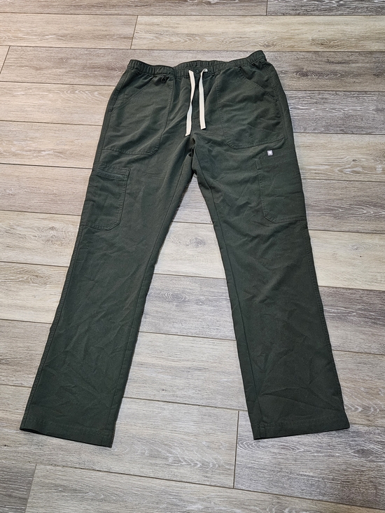 Figs Other - Men's Moss Green Cairo Cargo Straight Leg Scrub Pants Size Large